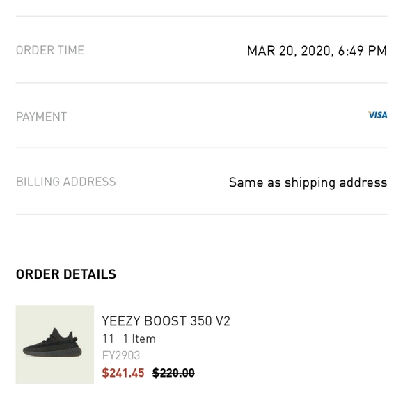 Yeezy Boost 350V2 Cinder - Picture 4 of 5